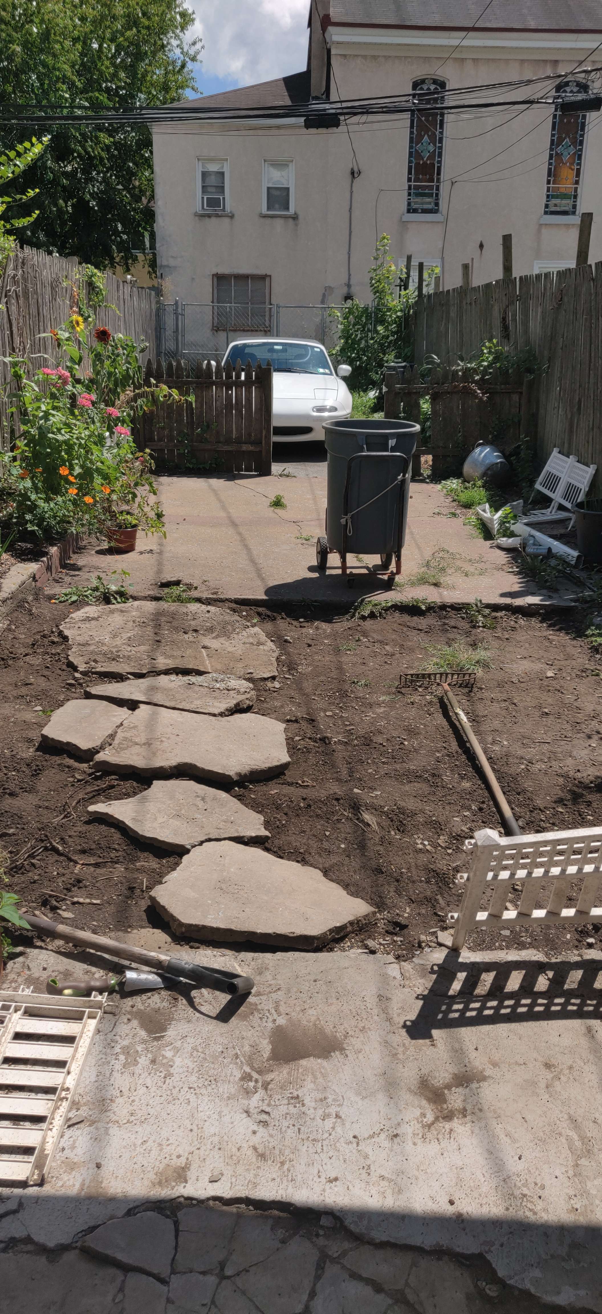 broken concrete (Aug 2023)